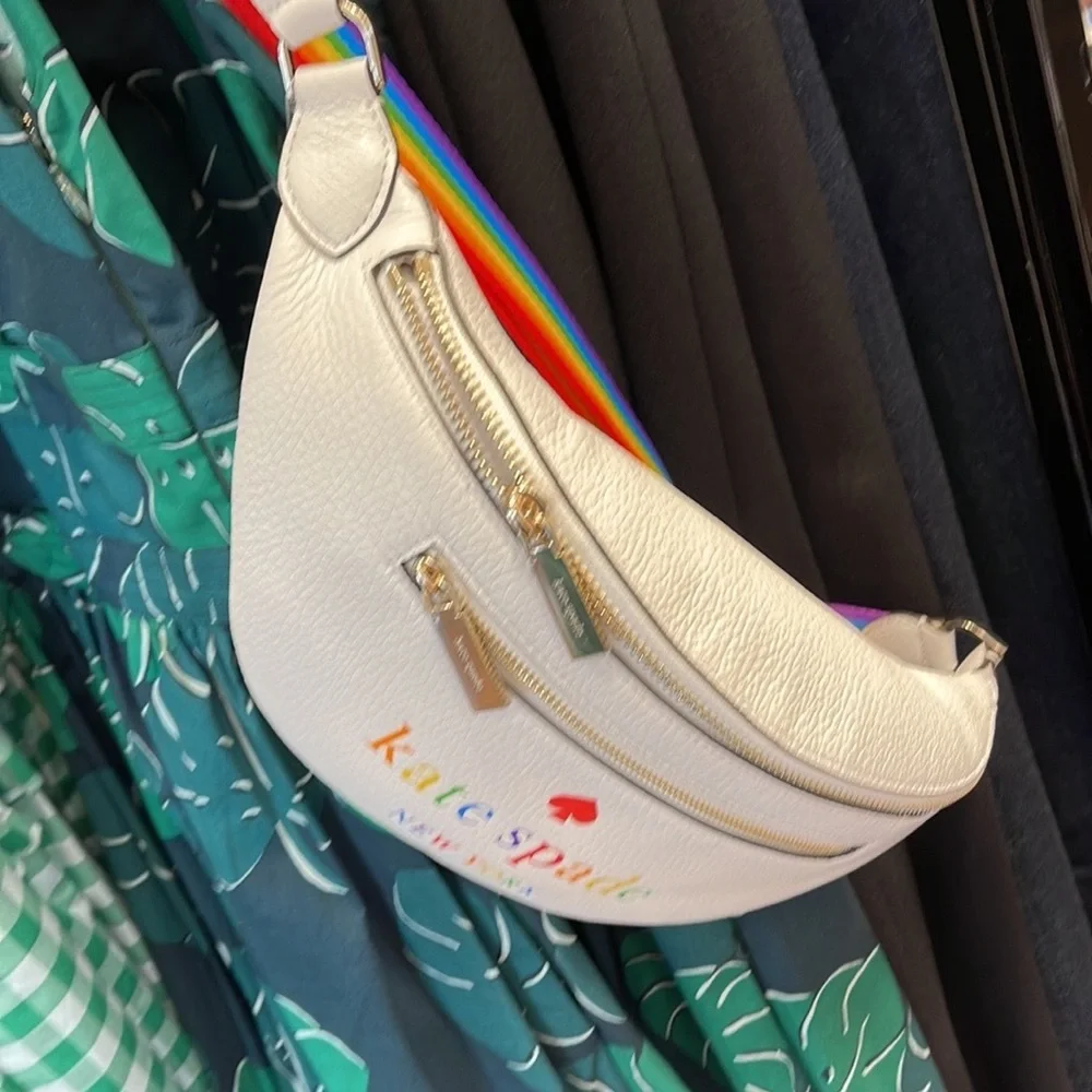 Kate Spade leila belt bag White Dove